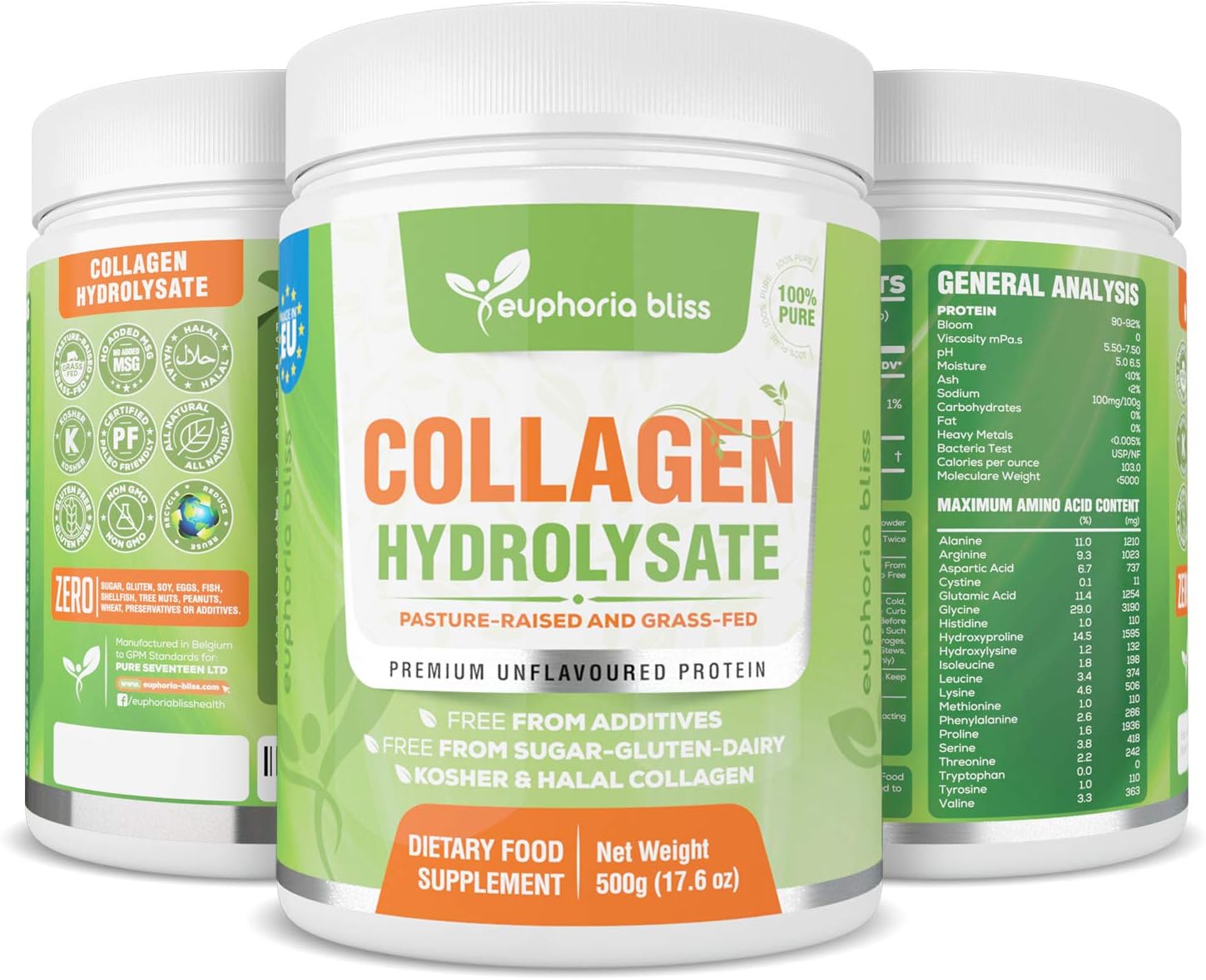 Premium Grass-Fed Collagen Powder 500g Unflavoured